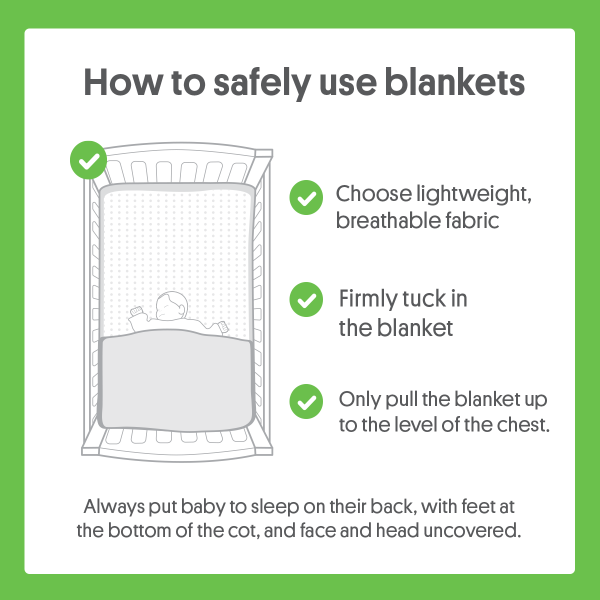 Crib 2025 safe blanket