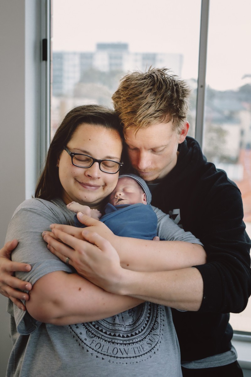 Thomas and his parents