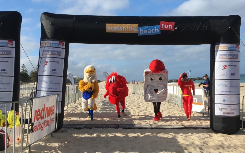 Mascot Race Sunshine Beach Run 2018