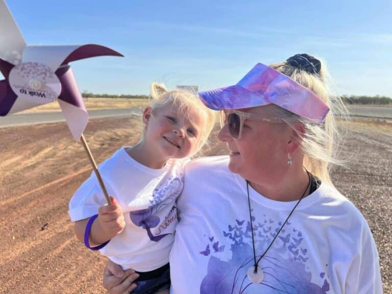 Image 1 Hayley Reeves daughter Autumn Walk to Remember 1
