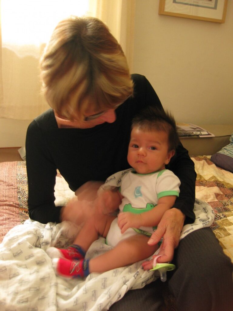 Lucien 282 months29 with Grandma 3