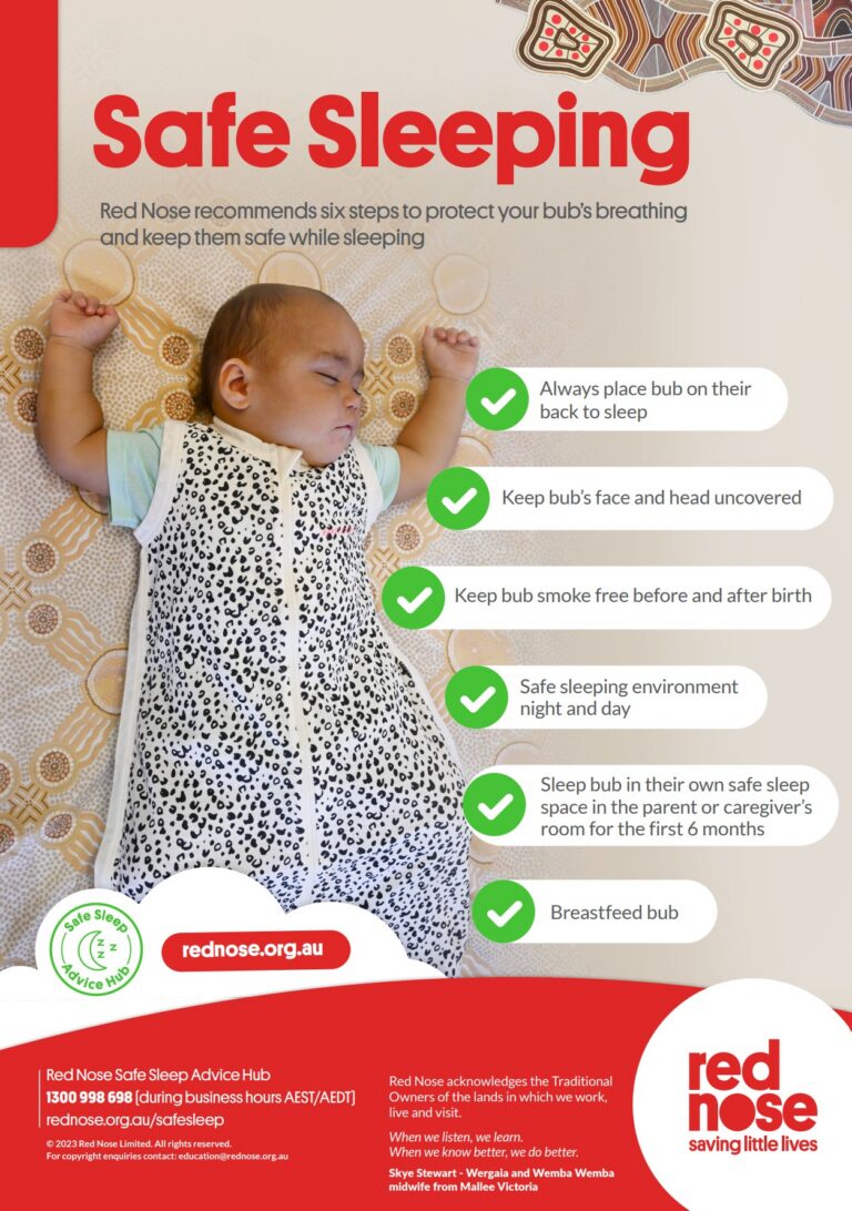 First Nations Safe Sleep Poster