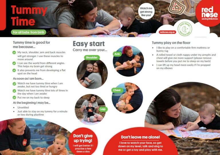 First Nations Tummy Time Brochure