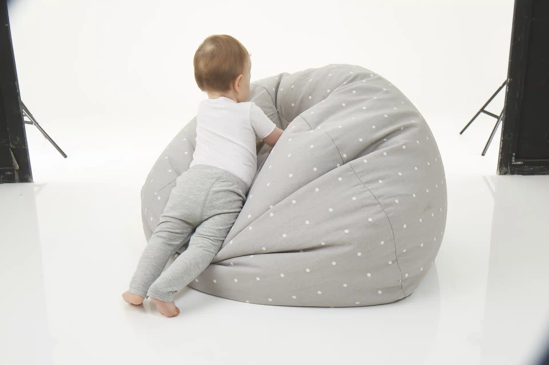 baby on a beanbag
