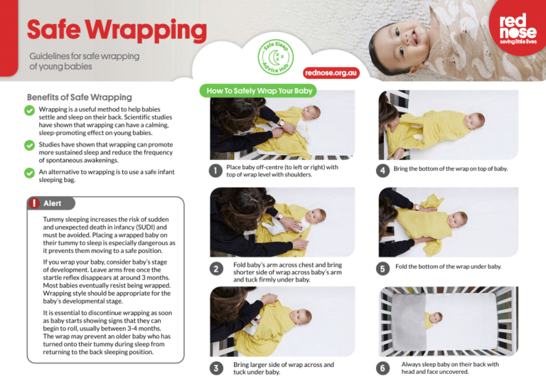 Safe wrapping step by step