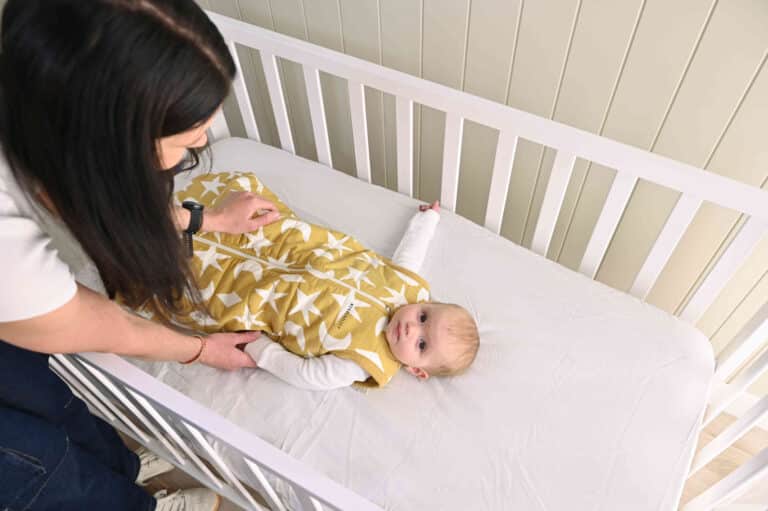 Soft Toys and Comforters should not be placed in babies cot