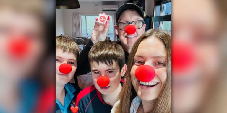 Christie Hayes and her family