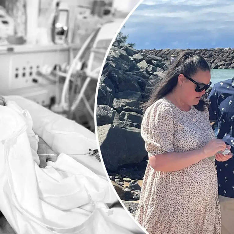 Chris and Bethany Wood grieving the loss of their baby Liam who died just 22 hours after birth