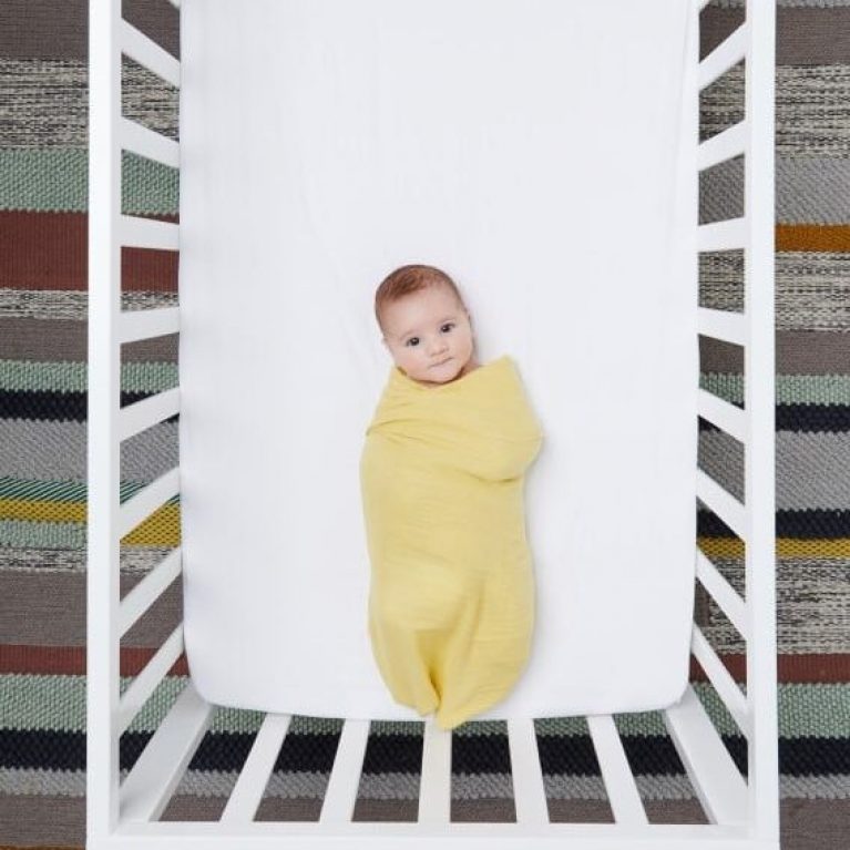 safe wrapping a baby